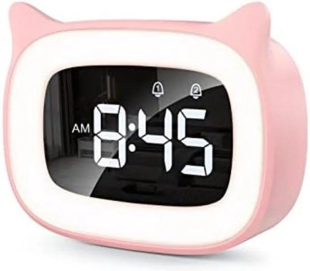 Veilleuse pour enfants rose - Lampe nuit nomade et silicone pour petite fille