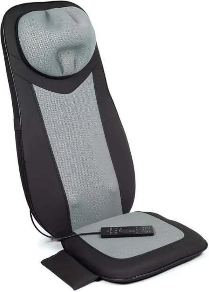 VITALmaxx Siège 3D Noir : Massage Shiatsu Dos contre Tensions