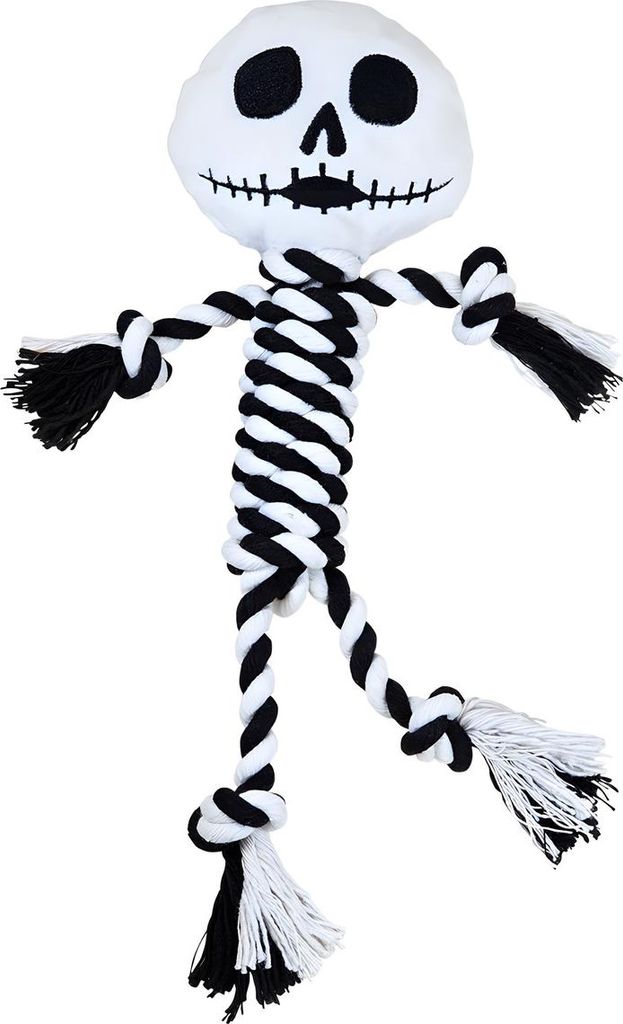 Nobby Hundespielzeug Halloween Knotenseil Skelett