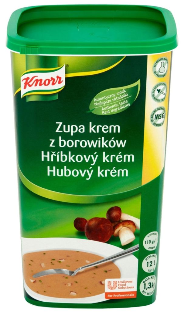 Knorr Krémová polévka s hříbky 1,3 kg Obrázek produktu 