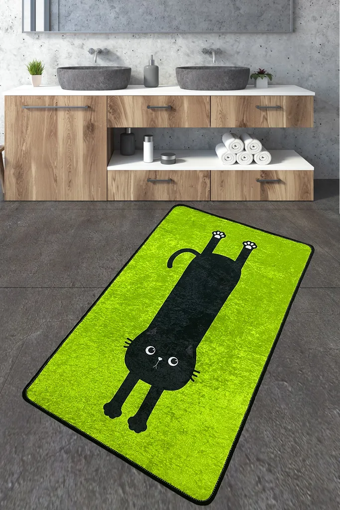 Tapis de bain moelleux multicolore Mijolnir Comfort pour votre décoration