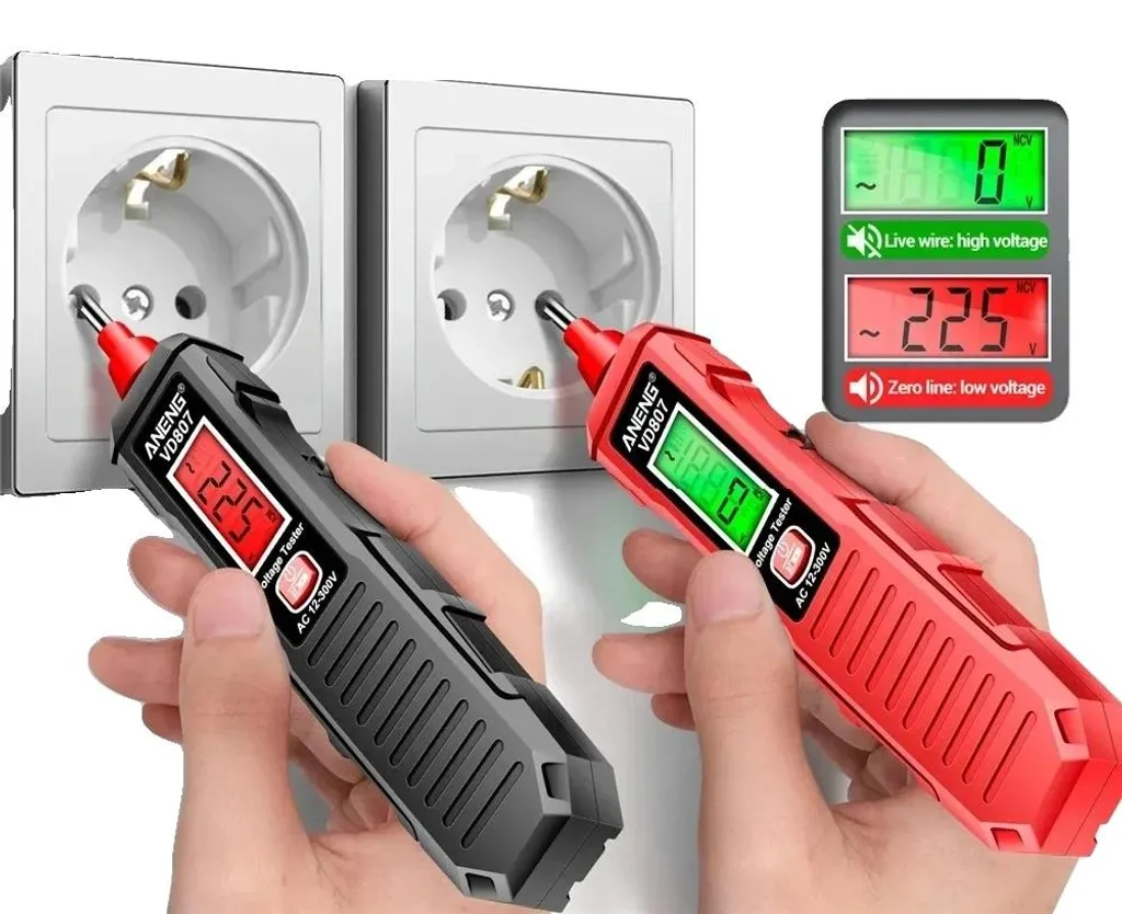 Testeur électrique à broche CA 12-300V détection sans contact 50/60 Hz