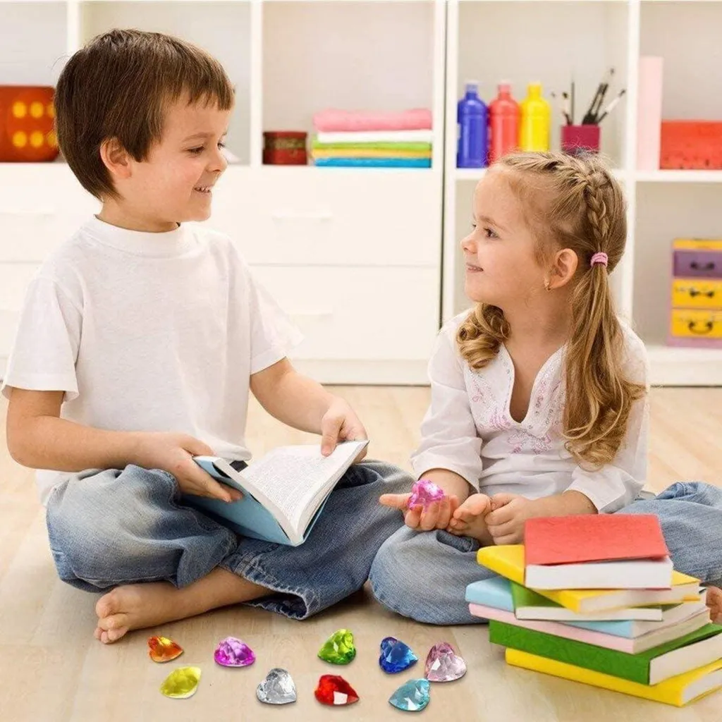 Cœur en Acrylique Incassable 4cm pour Jeux Enfant sans Risque de Casse - 7