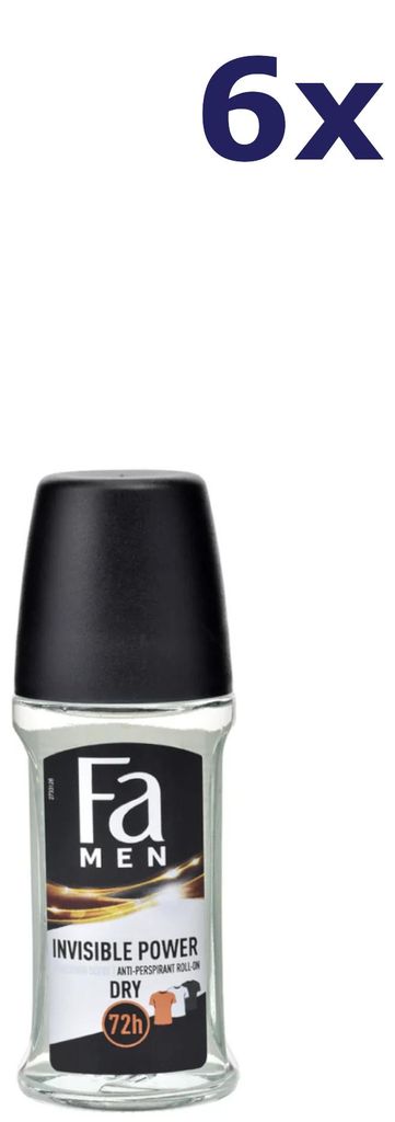 6x Fa deo roll on 50ml mannen invisible protect Produktbild 