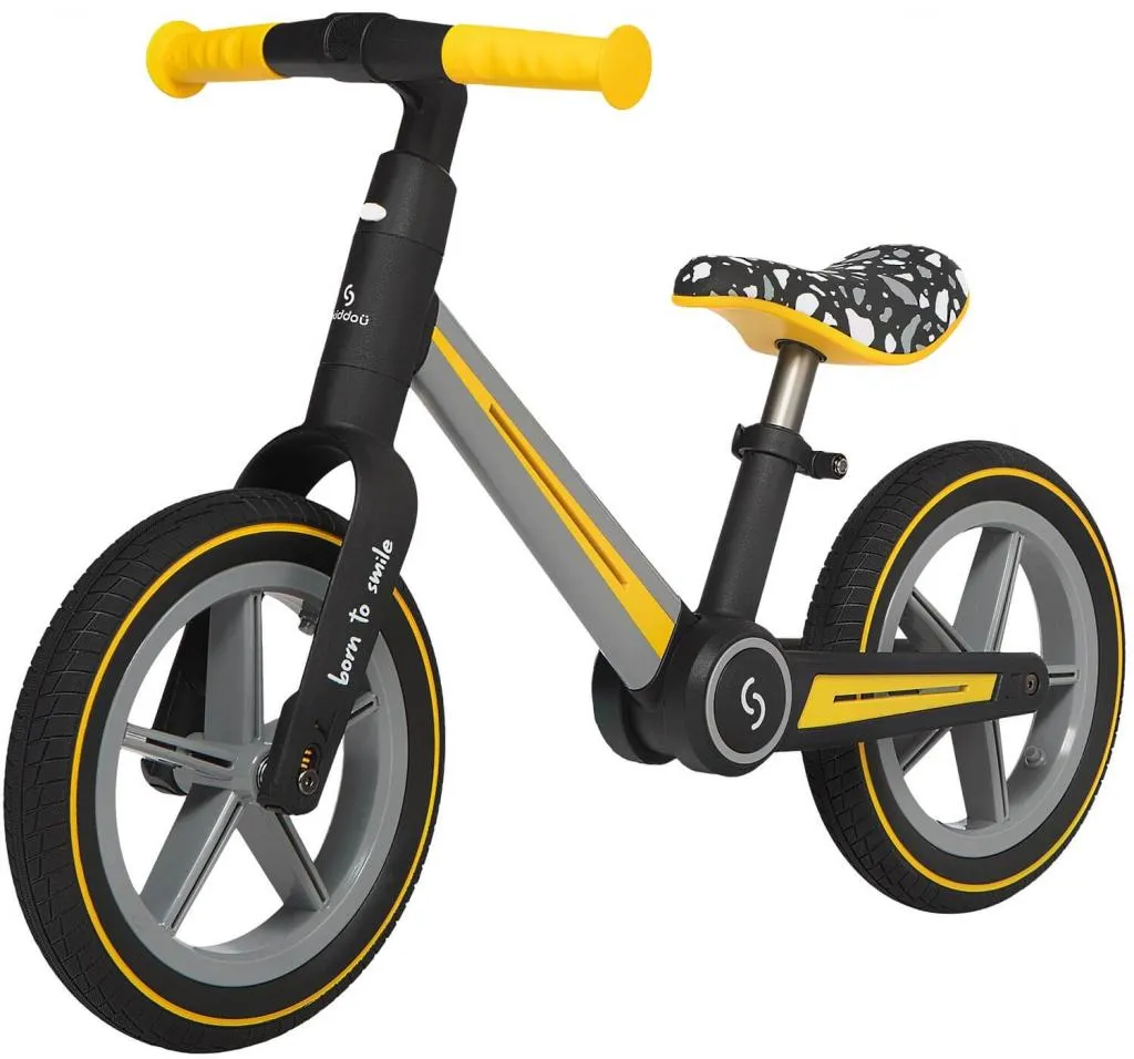 Vélo de course pliable pour enfants Skiddoü Ronny jaune transportable