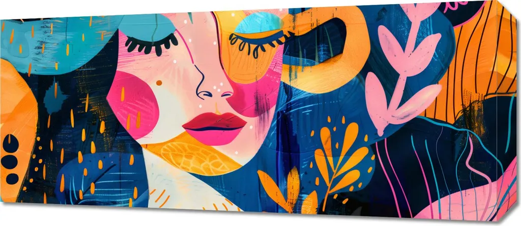 Offerta Quadro 70x30 Ritratto Sommerso | Tela Alta Qualità Prezzo