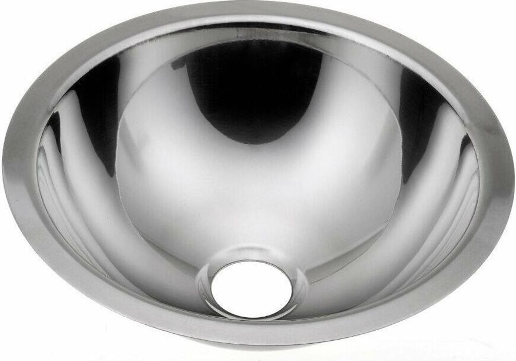 Edelstahl-Einbauwaschbecken, Durch. 305mm