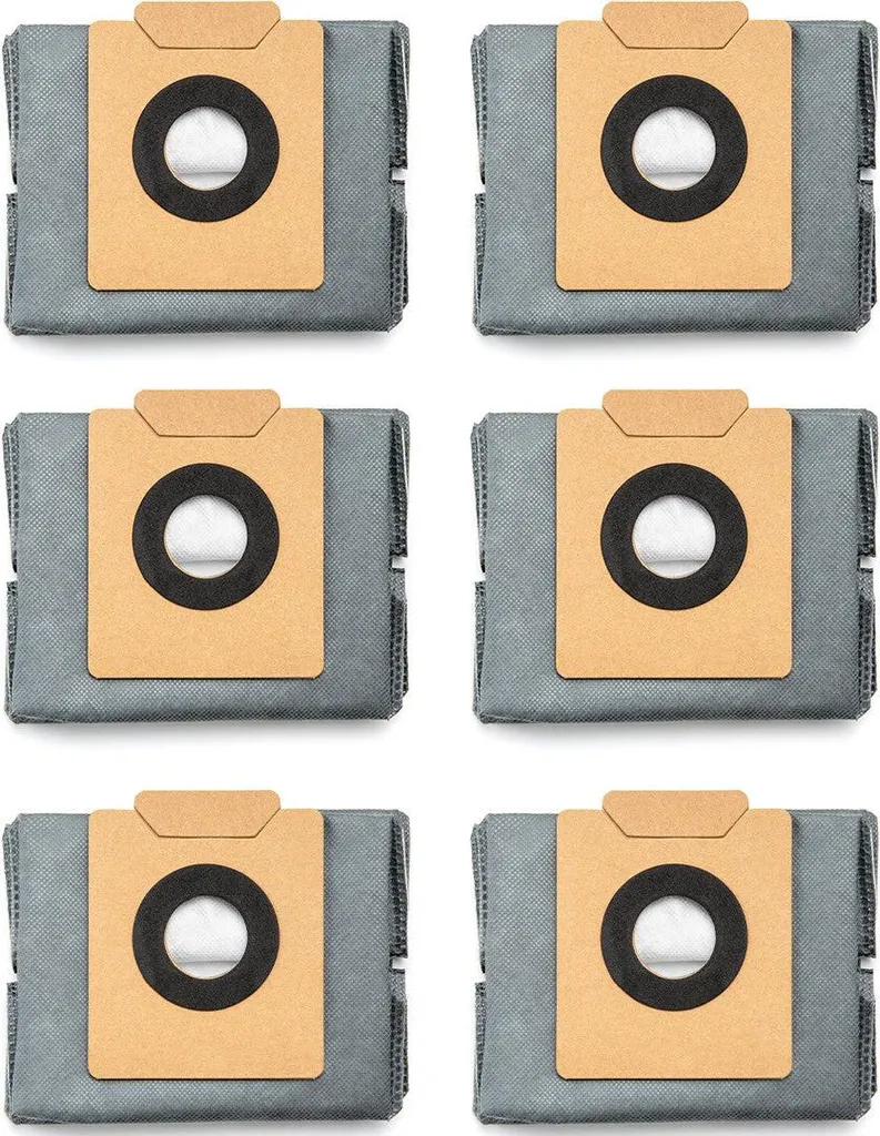 Lot de 6 sacs aspirateurs antibactériens compatibles Eufy X10 et X8