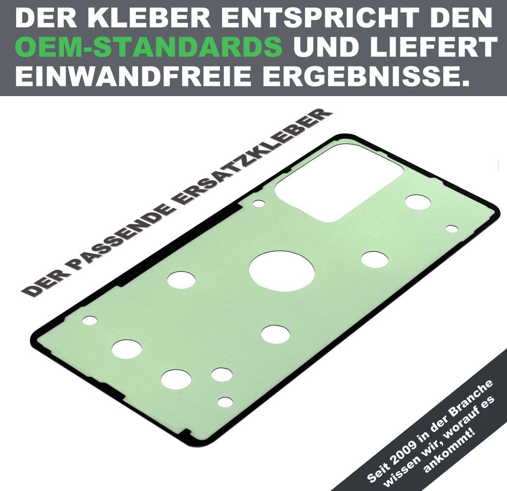 Samsung Galaxy A53 5G A536 Akkudeckel Klebefolie Kleber Produktbild 2
