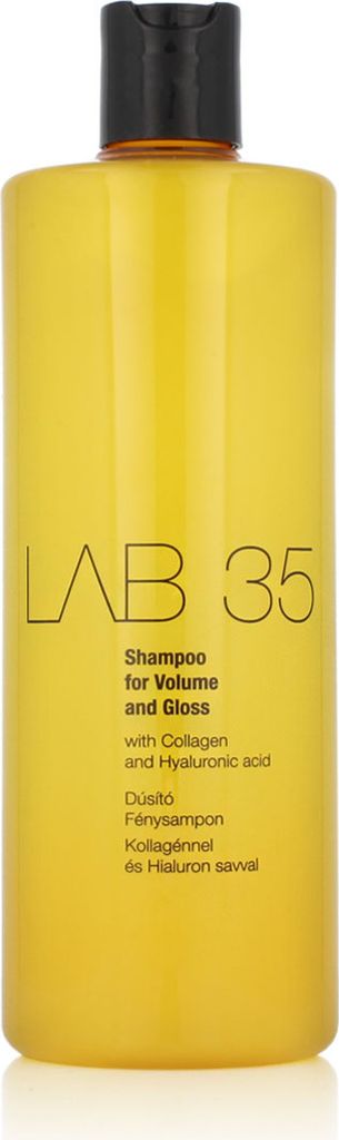 Kallos LAB 35 Shampoo for Volume and Gloss Stärkungsshampoo für feines Haar ohne Volumen 500 ml