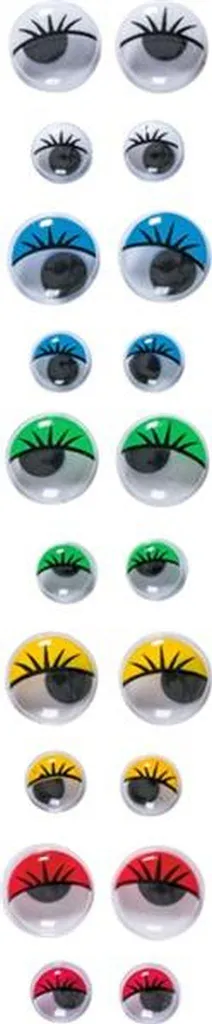 Yeux de Poupée Mobiles Ø 10 et 15 mm pour Bricolage Enfant et École
