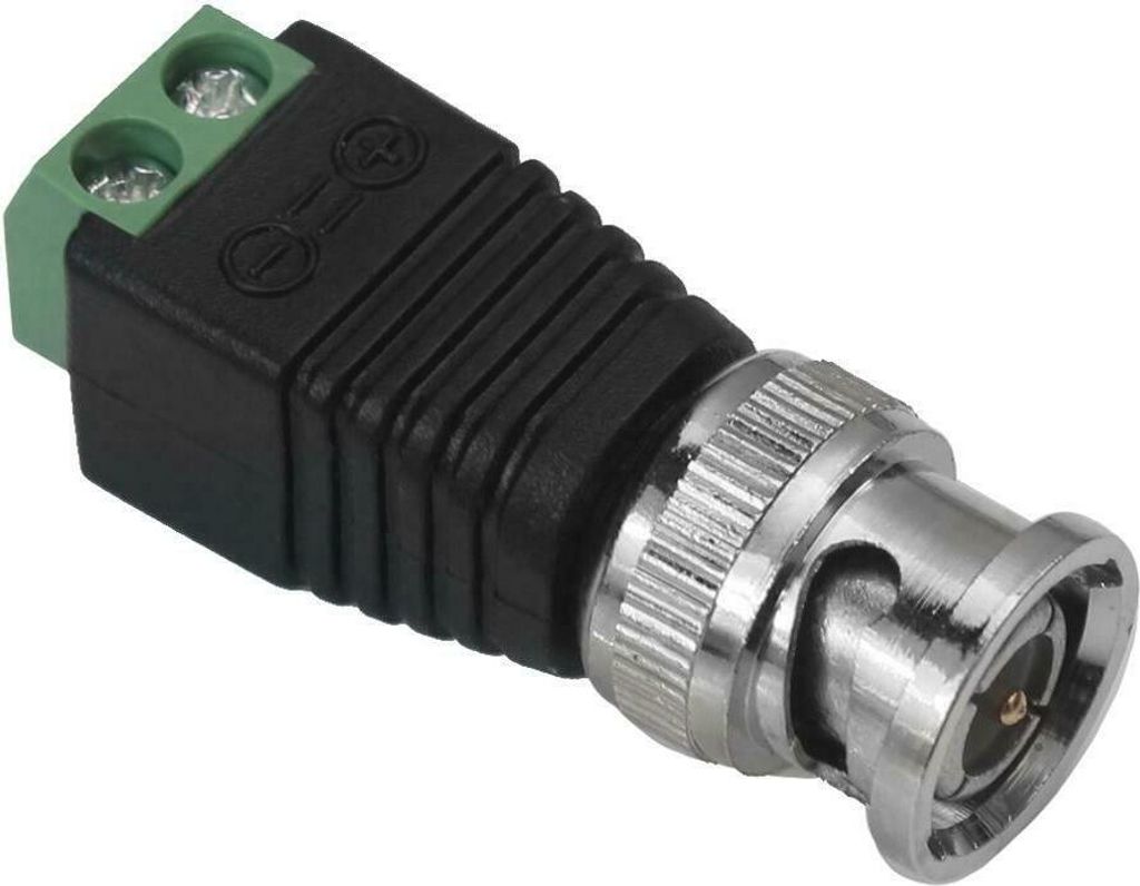 Hohlstecker Cinch BNC Stecker Buchse Kupplung Adapter Schraubklemme LED Kamera Kupplung