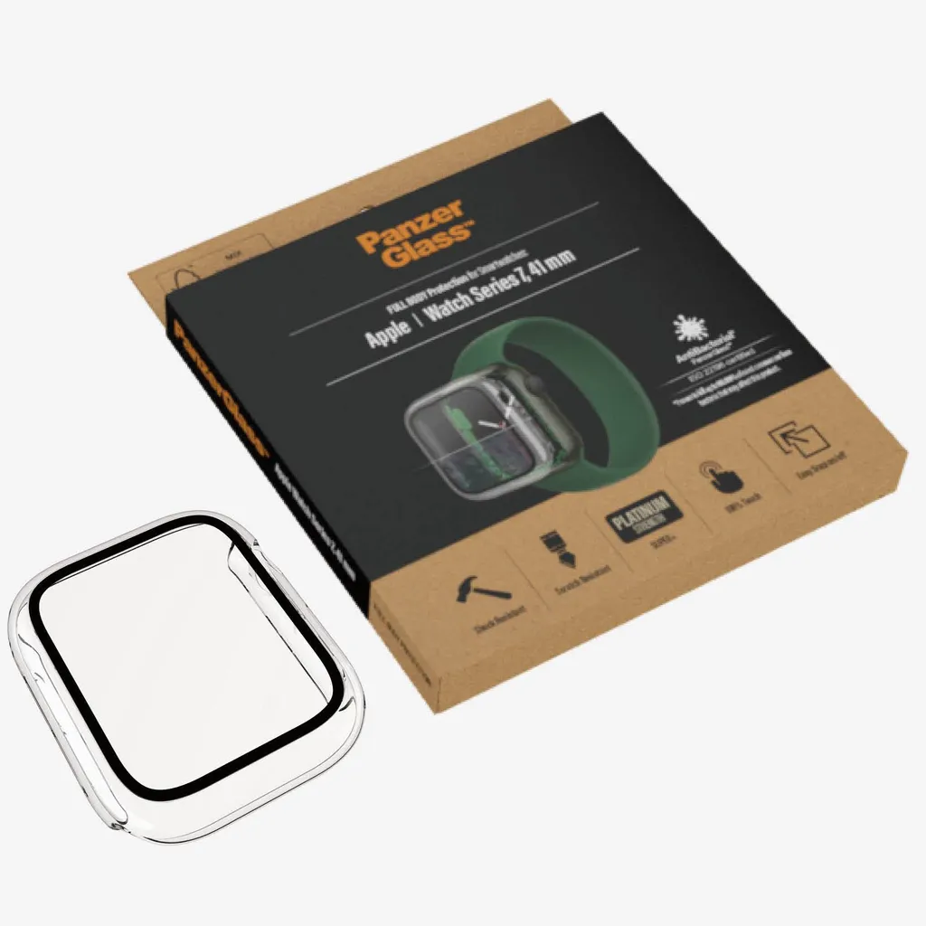 PanzerGlass Apple Watch 41mm S9/8/7 | Vetro Full Body Trasparente - 6