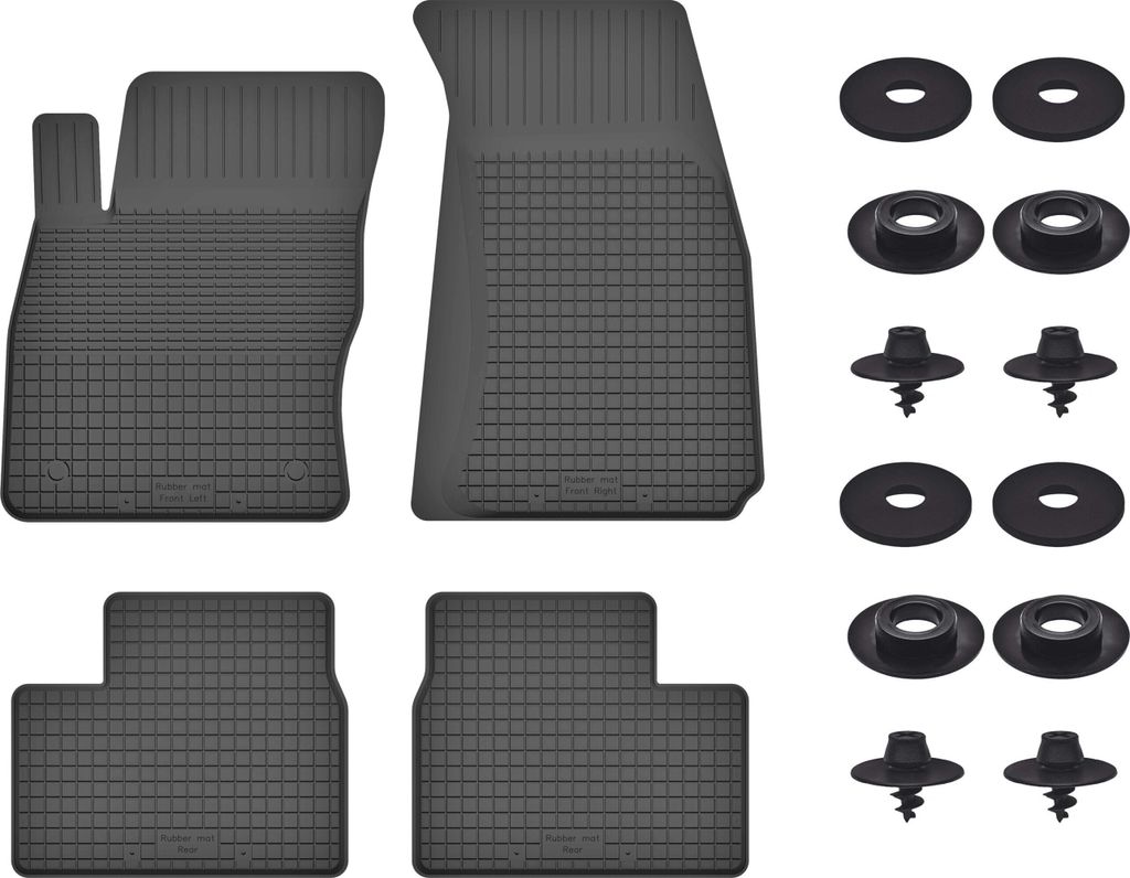 Gummimatten Mit Stoppern Für: Kia Proceed Iii (2018-) Schwarz Set