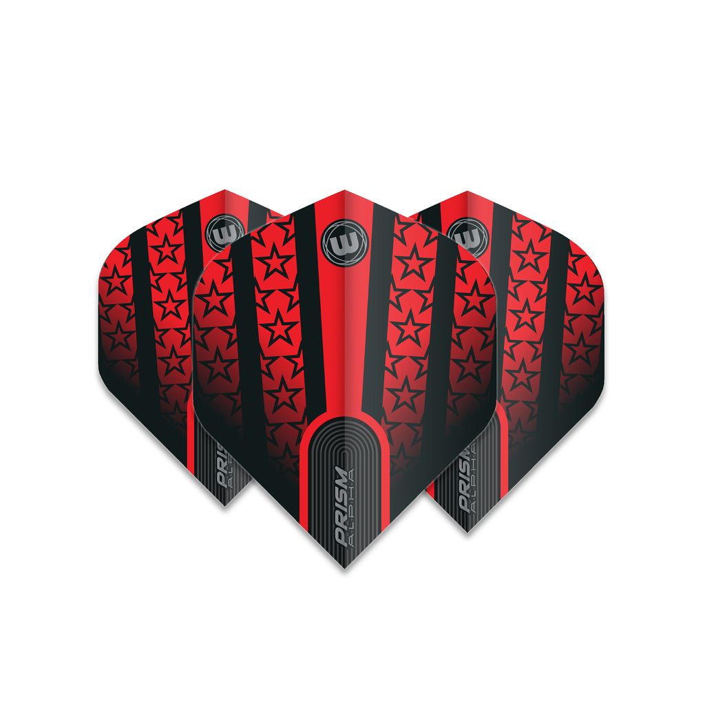 Winmau Darts Prism Alpha Star Red 6915.178 Flights