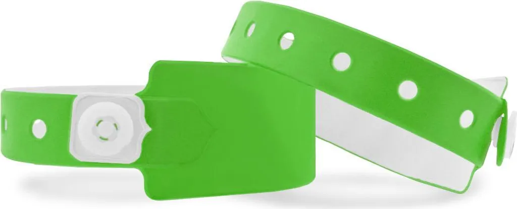 Braccialetti Identificativi Vinile 250x26mm CombiCraft Verde Chiaro