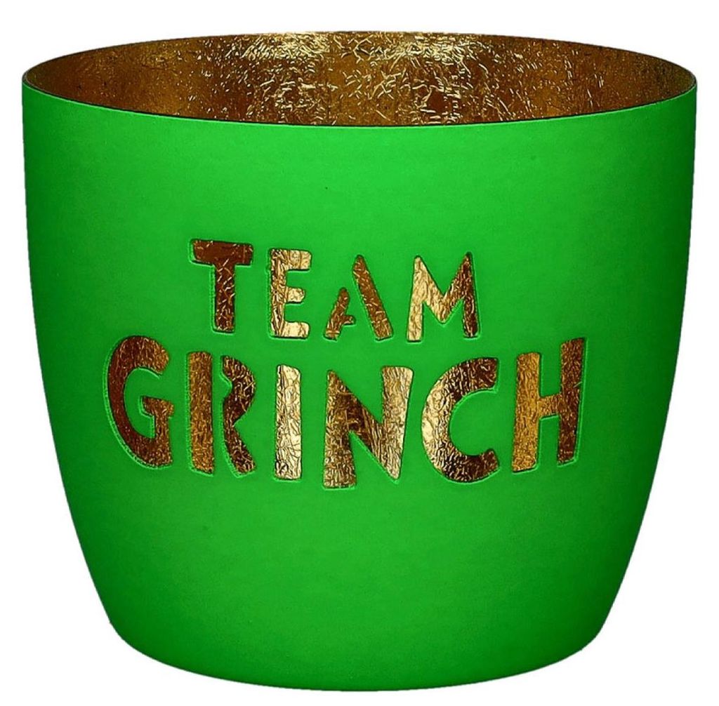 Madras Windlicht "Team Grinch" Produktbild 