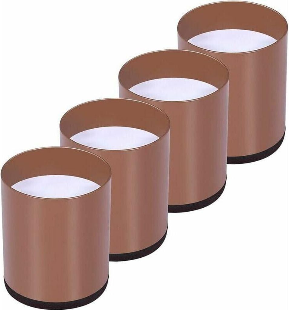 Bettbeinerhöhungen aus Kohlenstoffstahl – Erhöhen Sie Ihre Möbel (4er-Set, Höhe 5 cm)