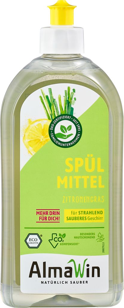 AlmaWin Zitronengras Geschirrspülmittel 500 ml Produktbild 