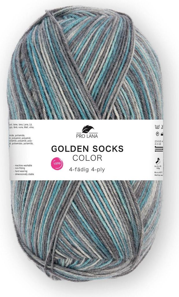 Pro Lana GOLDEN SOCKS color 100 g 4-fach Sockenwolle Farbe 724