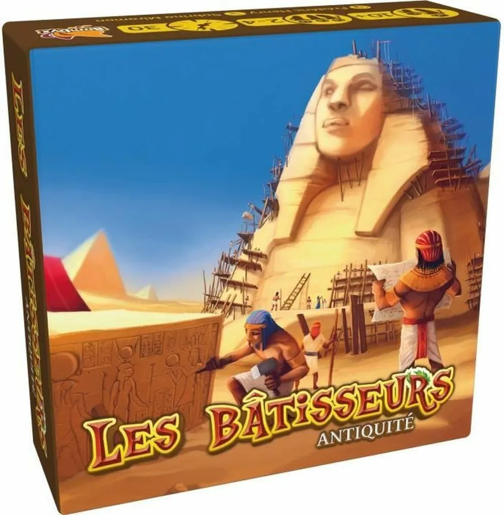 Jeu de société Les Bâtisseurs Antiquité CNMEMORY - 13x5x13 cm 16 pièces