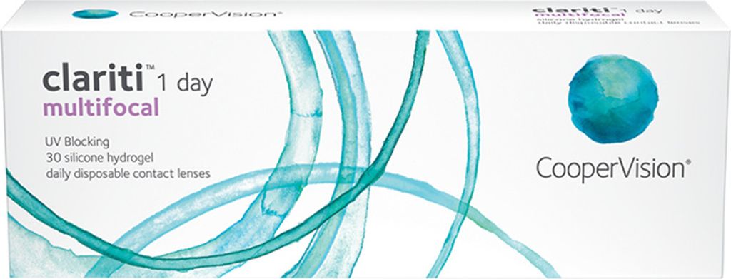 clariti 1 day multifocal - 30 daily lenses - Sph: -2.0, Add: low, BC: 8.6, D: 14.1