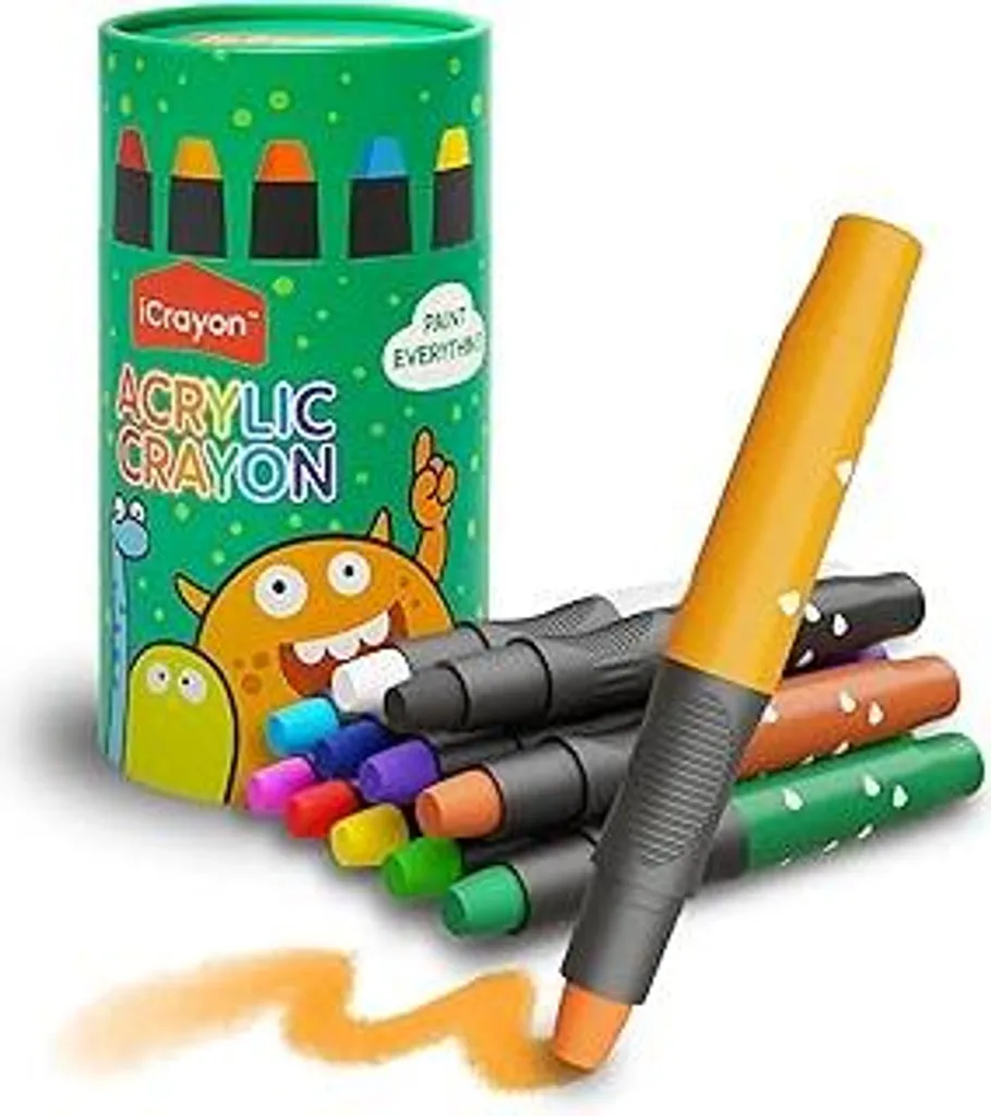 Set Matite Gel per Bambini: Colori a Cera Retraibili e Acquerellabili