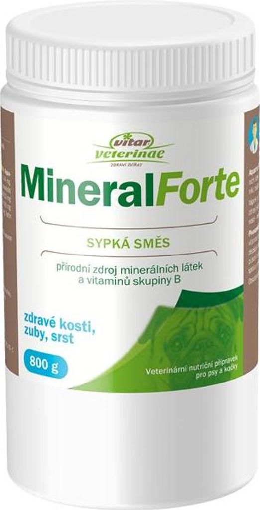 VITAR Veterinae Mineral Forte 800 g – Für starke & gesunde Zähne und Knochen