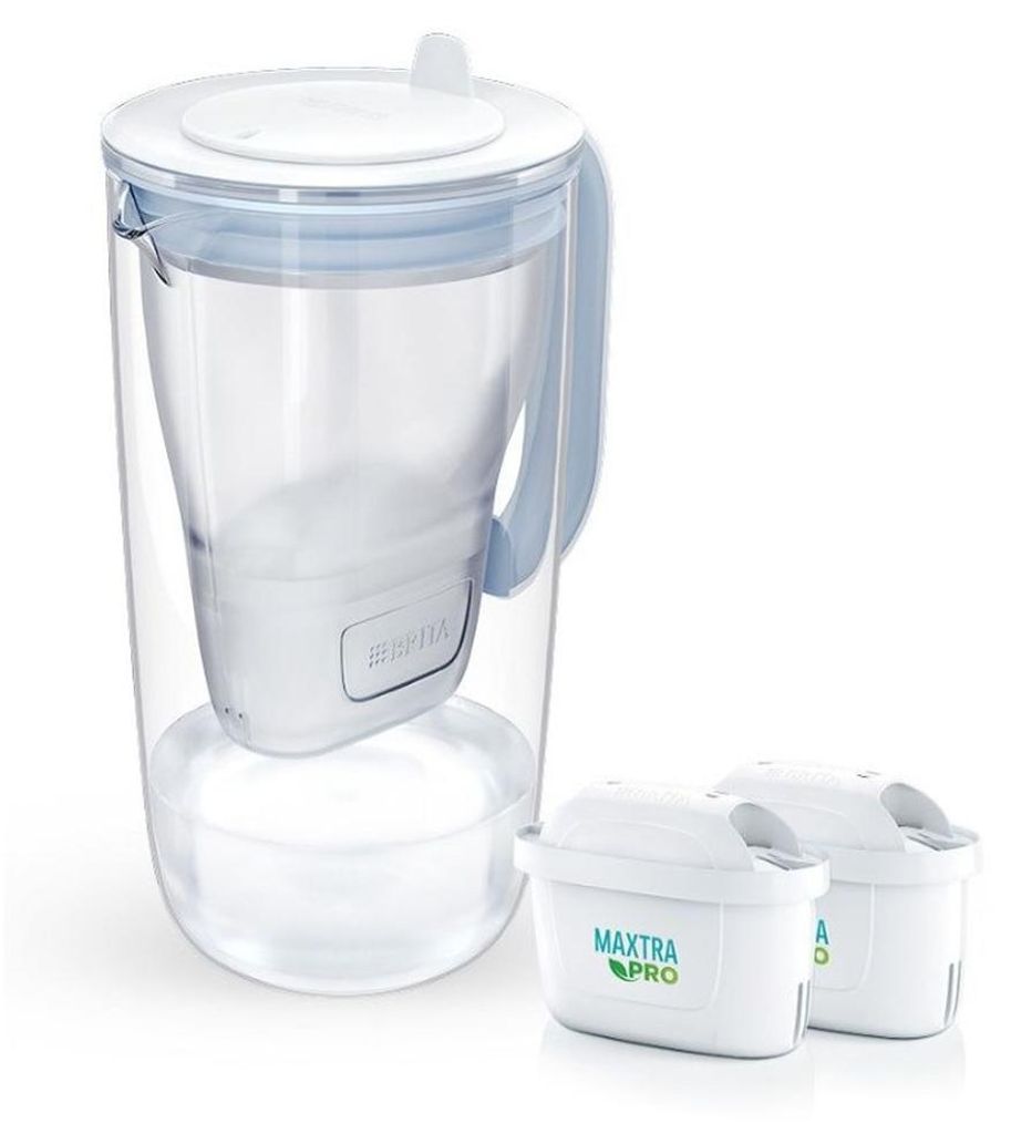 Brita Glass+ filter jug with 2 MaxtraPro PP cartridges Immagine del prodotto 