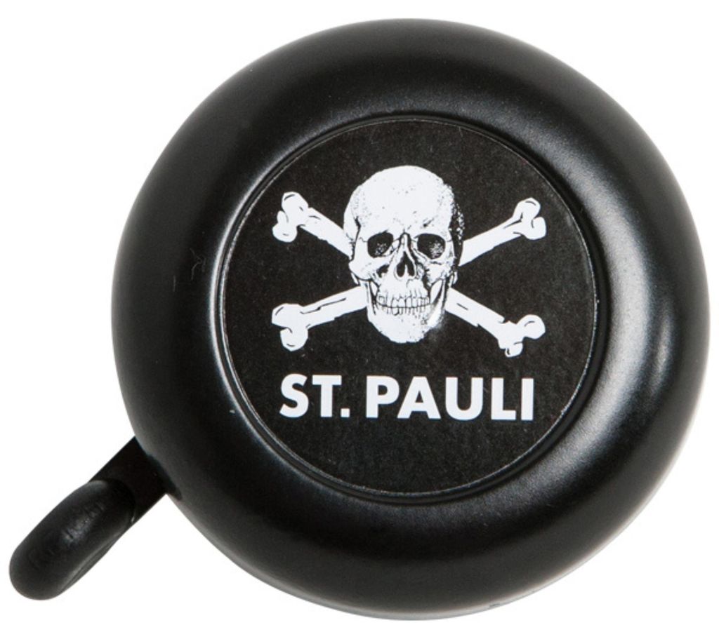 FC St. Pauli Fahrradklingel Totenkopf, Original Fanartikel, Produktbild 