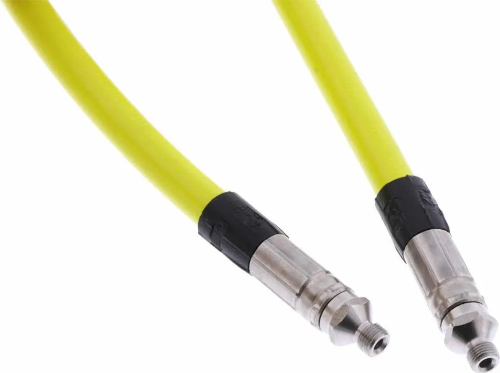 Tubo in Treccia STAHLFLEX 320mm Giallo - Frenata Racing Aeronautica