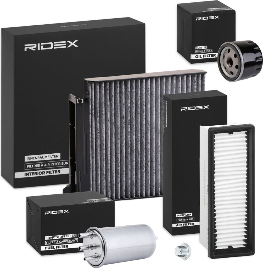 RIDEX Filterset Inspektionspaket Filtersatz für DACIA DUSTER SANDERO LOGAN MCV (KS) LOGAN (LS) LOGAN Pick-up (US) LOGAN EXPRESS (FS)