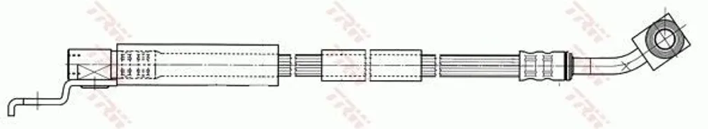 Flexible de frein TRW PHD441 | Durite hydraulique de rechange fiable