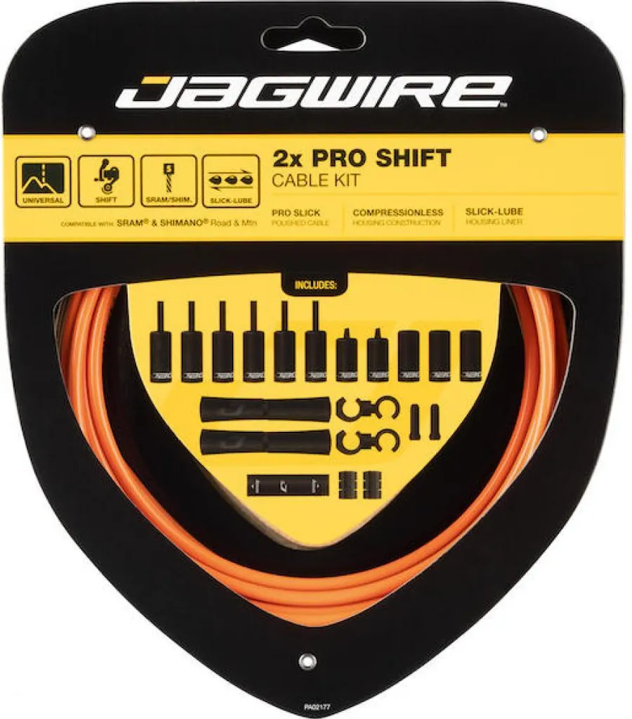 Kit Câbles Dérailleur Jagwire Pro 2x : Idéal pour Rénover votre Transmission