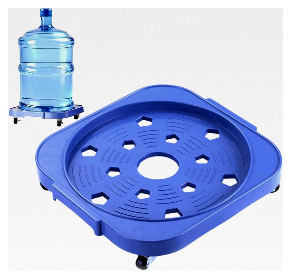 Eimerroller mit 360° schwenkbaren Rollen | Wagen mit drehbaren Rollen für 19 Liter Eimer | Innen- und Außenbereich, Wohnheime, Wohnungen, Küchen