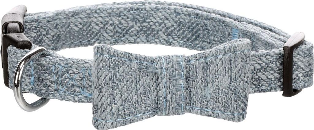 Flamingo Halsband mit Schleife Nelson blau, Größe: XS