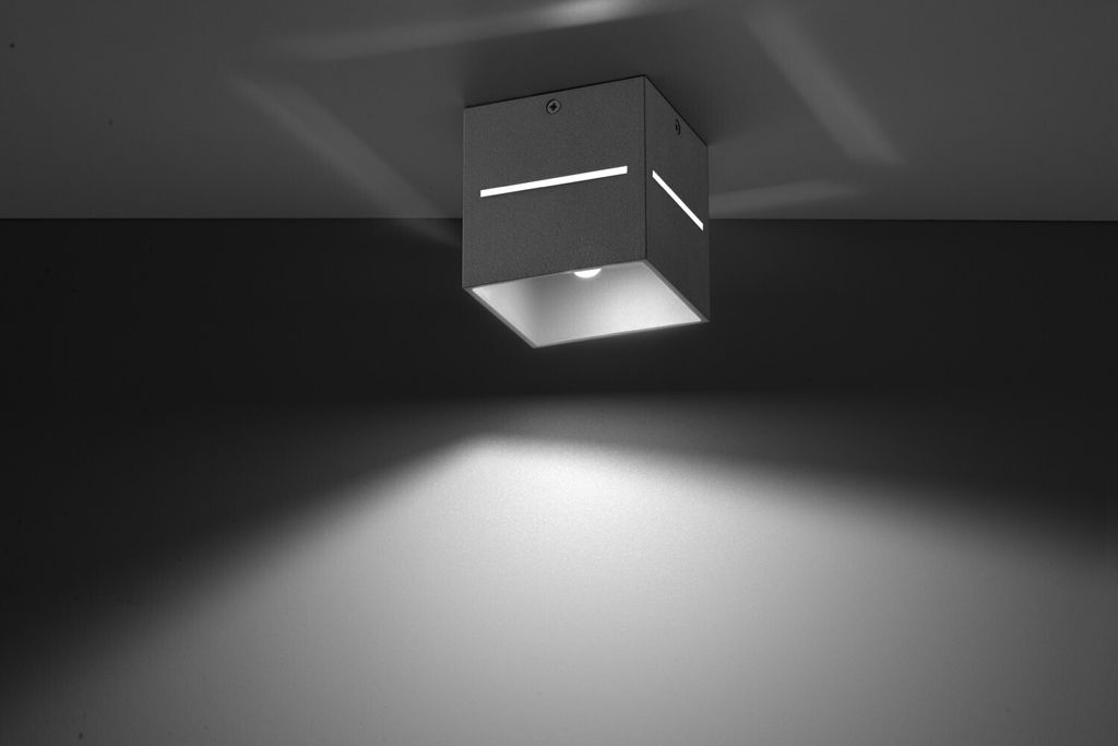 Bauhaus Aufbaustrahler (Höhe 10cm) Innenleuchte Flurleuchte Anbauleuchte Deckenspot Strahler Aufbauspot