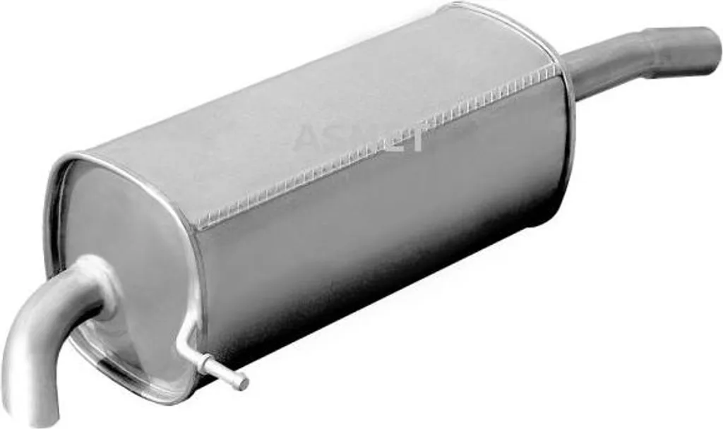 Pot d'échappement arrière pour Fiesta 2 - Modèle ASMET 7146 robuste