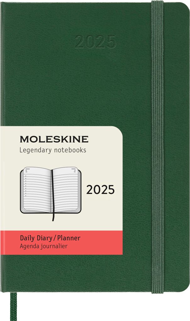 Moleskine 12měsíční denní kalendář 2025, kapesní/A6, 1 den Obrázek produktu 10