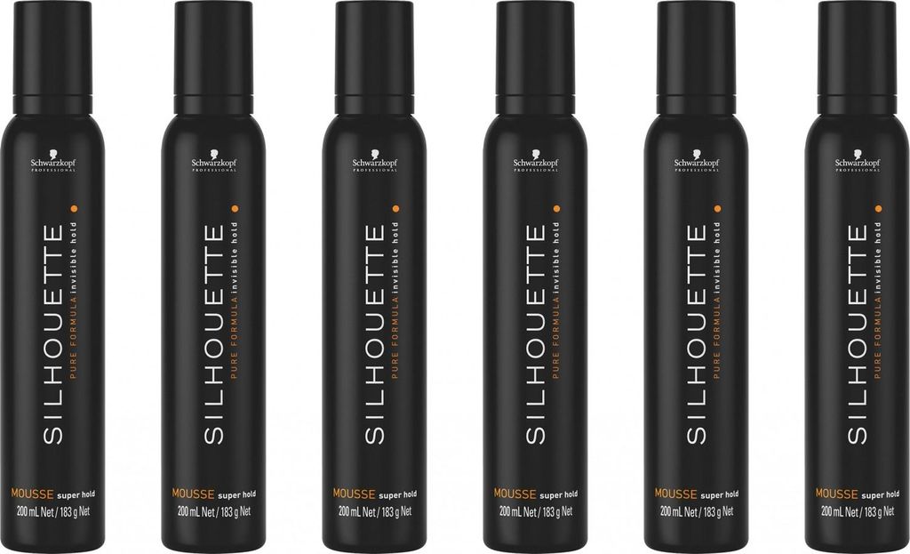 Silhouette Super Hold Mousse 6x200 ml