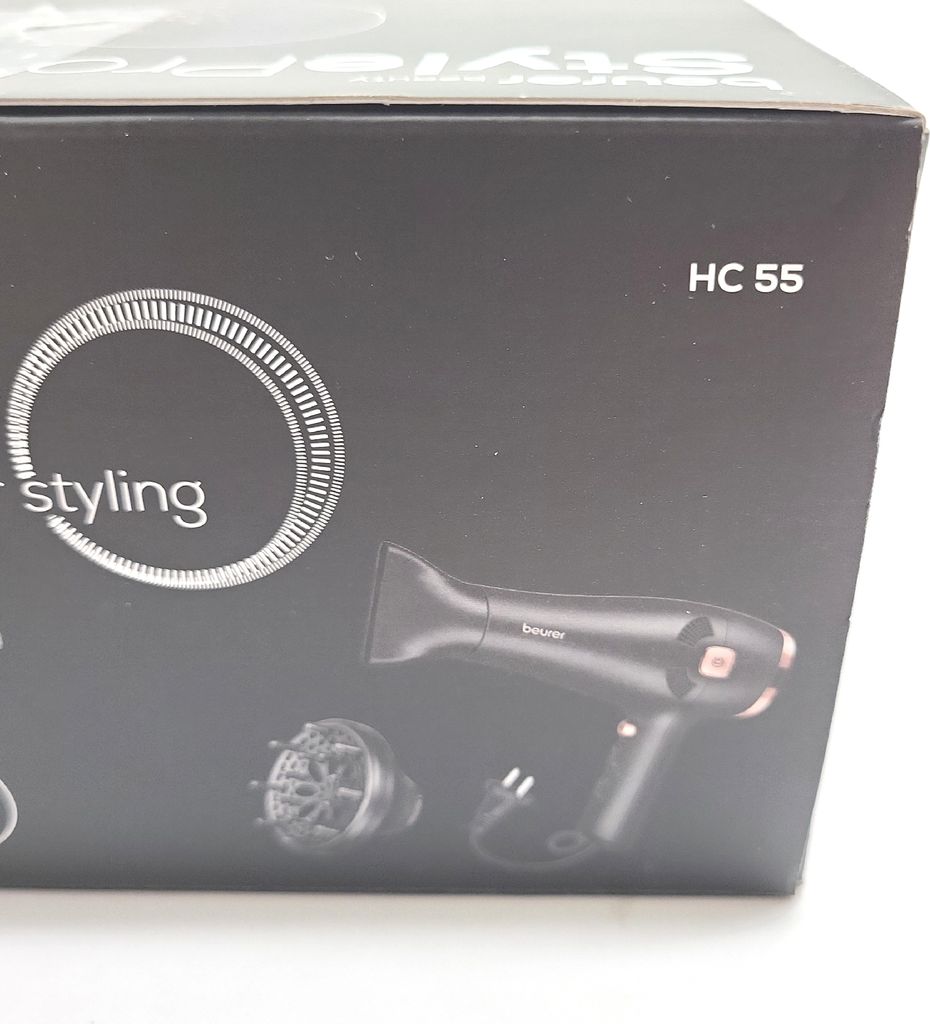 Fén BEURER HC55 2200W s vtahováním kabelu černý Obrázek produktu 7