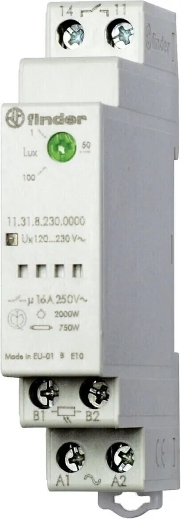 Relè Crepuscolare Finder 11.31 230V 16A - Automazione Luci Esterno
