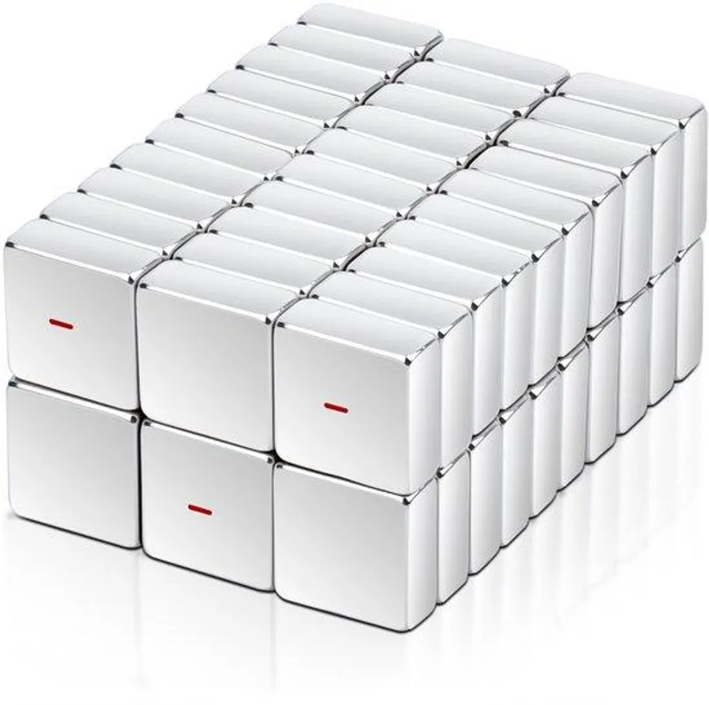 Aimants néodyme puissants 10x10x4 mm - Lot de 60 aimants pour tiroirs