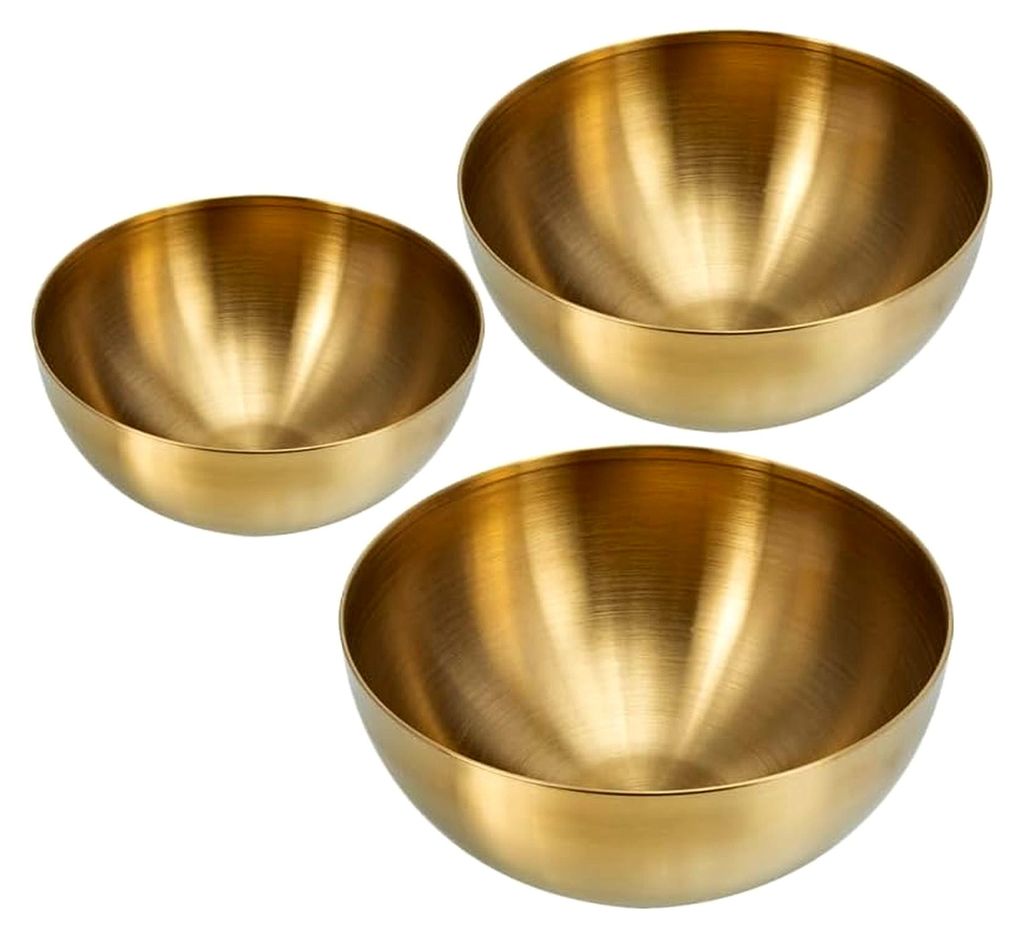 Goldene Rührschüssel aus Edelstahl 15 cm – Besonders Langlebig und Pflegeleicht