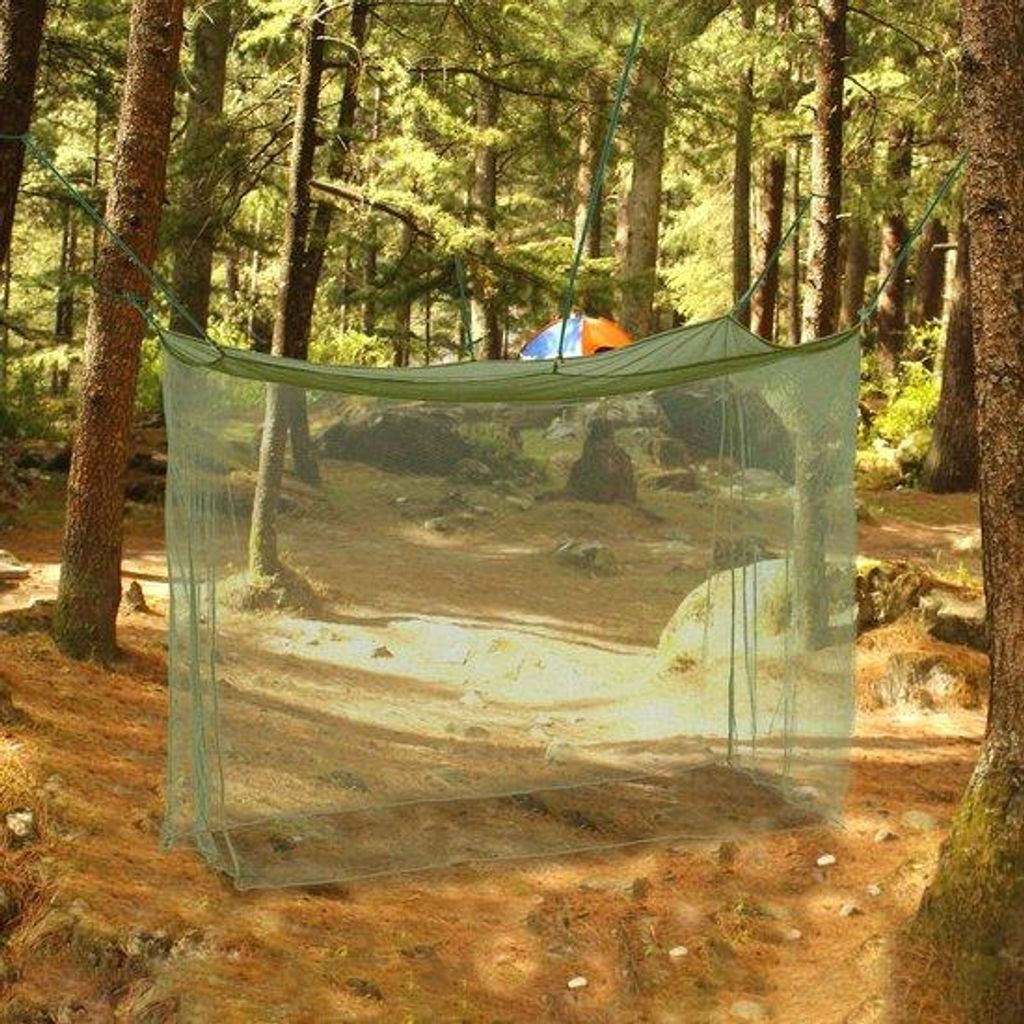 Grüner Insektenschutznetz für Camping, hochdichtes Netz für Innen- und Außenbereich.