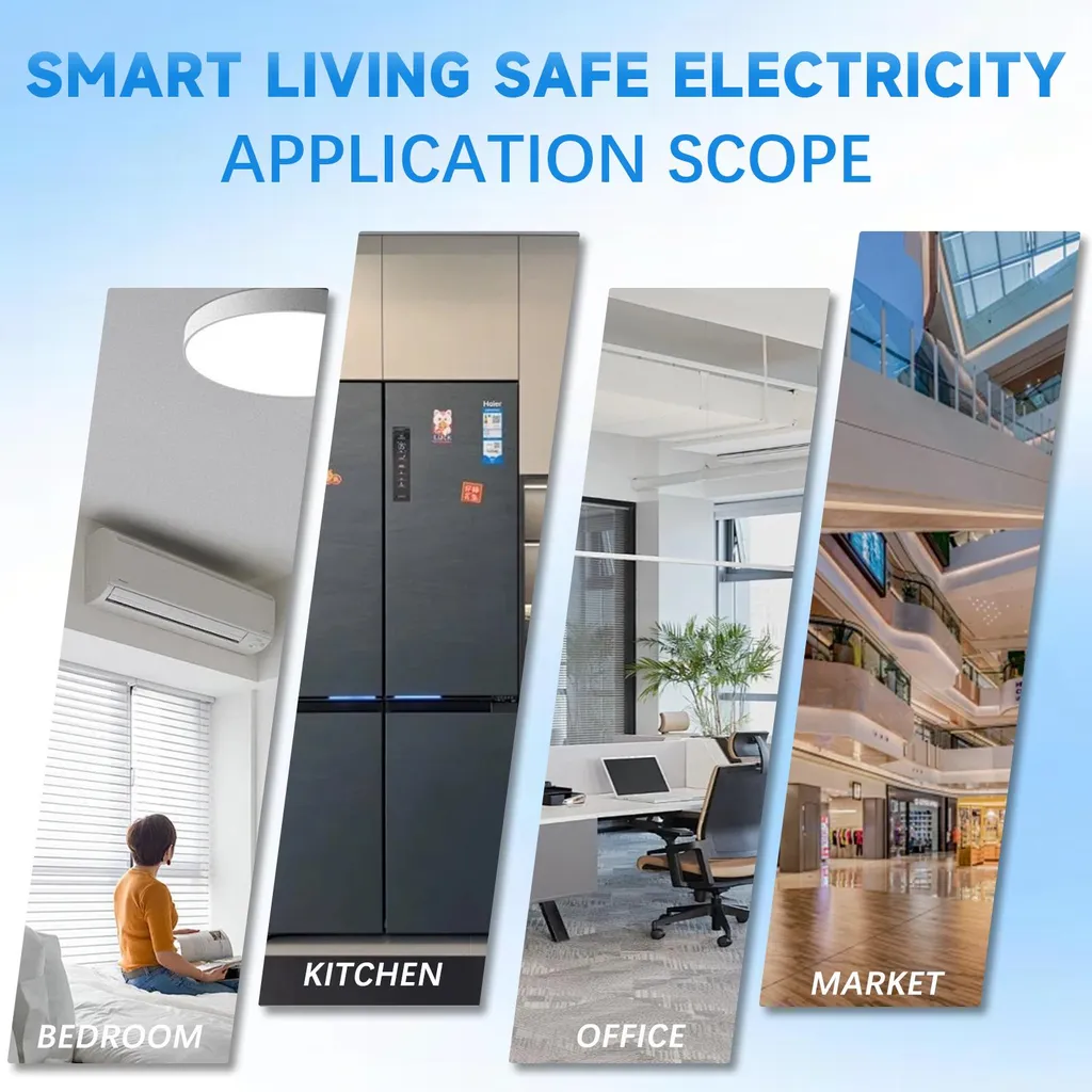 Prise Smart Power avec écran LCD de contrôle et protection surcharge