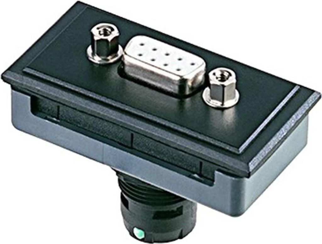 Georg Schlegel RS232-Buchse, twin rechteckig, QUARTRON-JUWEL Buchse/Kabel-SteckerBauform Seite 1: RS232 Buchse - 1