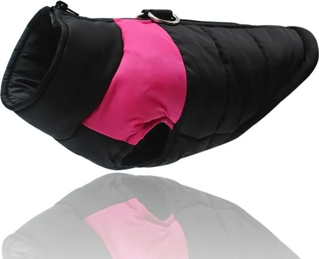 Gilet Invernale Donna Nero Rosa Taglia L - Smanicato Imbottito Caldo