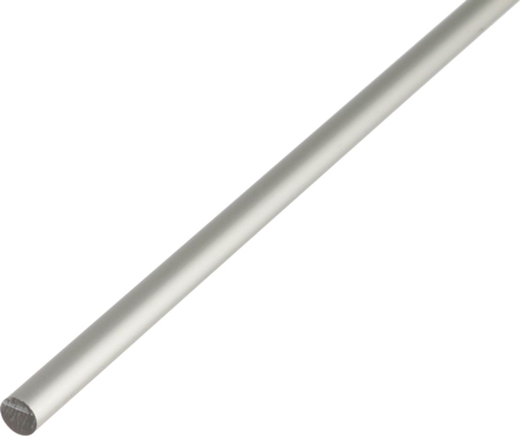Alberts Rundstange | Aluminium, silberfarbig eloxiert | Produktbild 