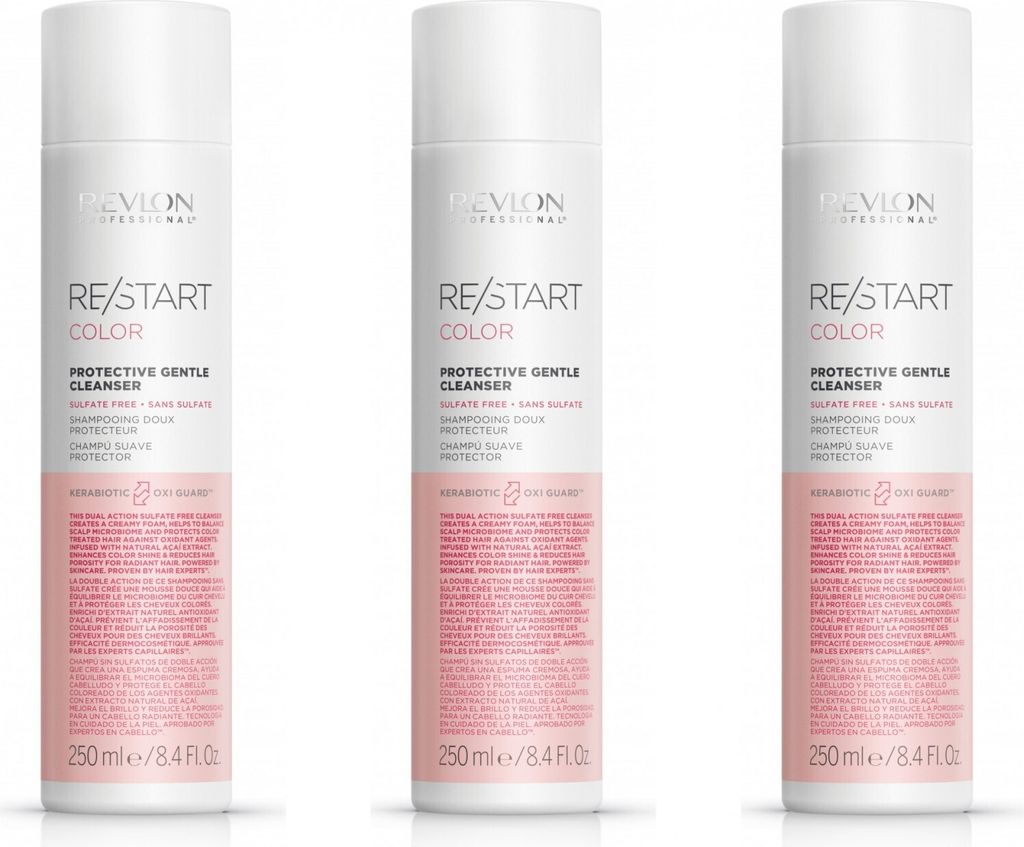 Re/Start Color Protective Gentle Cleanser 3x250 ml